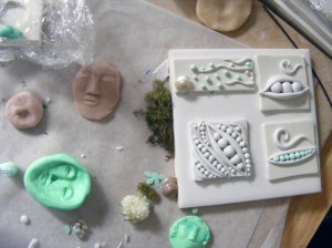 polymer_clay_wip_web first polymer clay jewelry pieces....works in progress